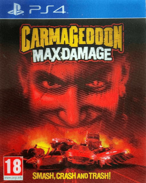 Carmageddon Max Damage box art for Playstation 4